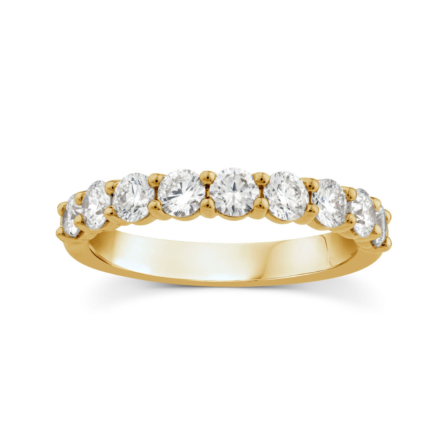1.00ct Lab Grown Diamond Ring in 9K Yellow Gold