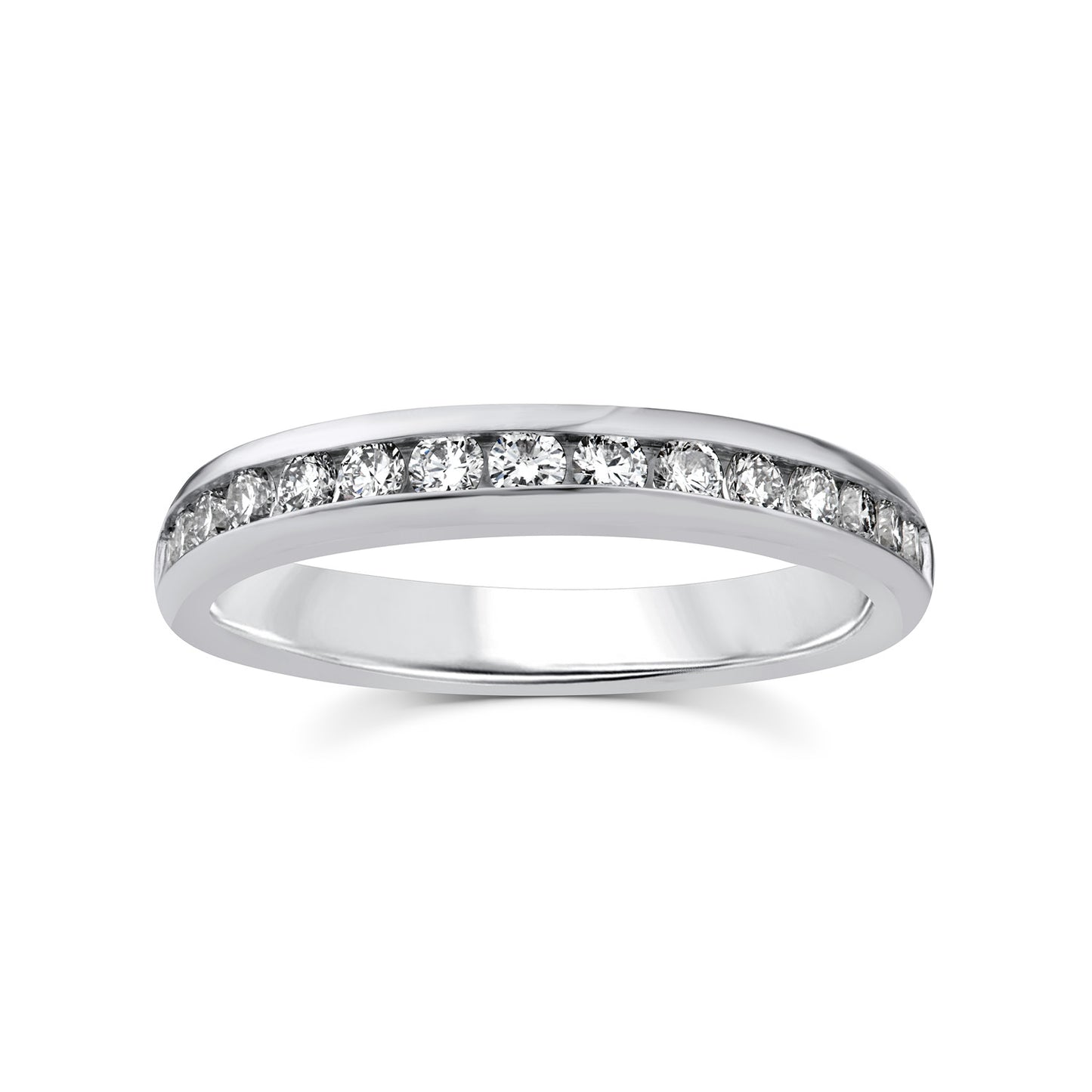 0.50ct Lab Grown Diamond Ring in 9K White Gold