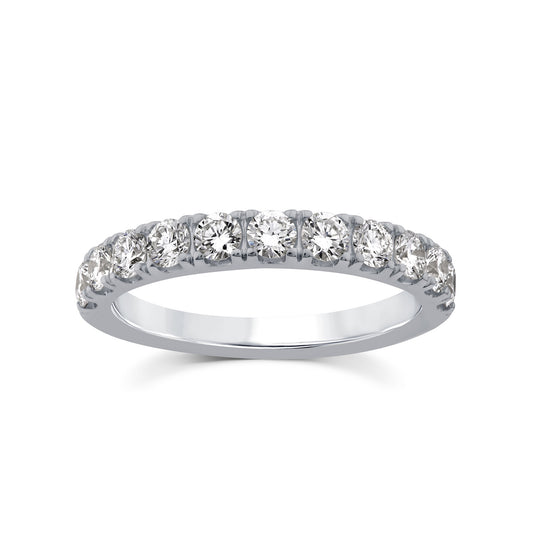 0.75ct Lab Grown Diamond Ring in 9K White Gold