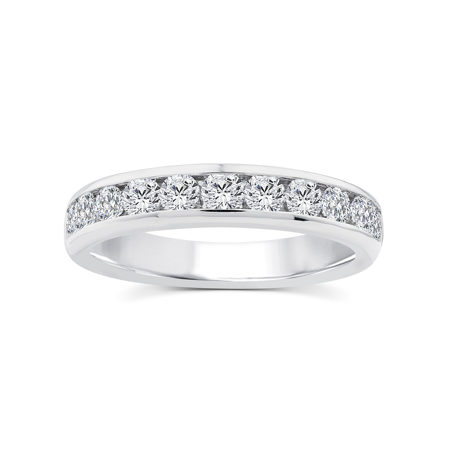 0.75ct Lab Grown Diamond Ring in 9K White Gold