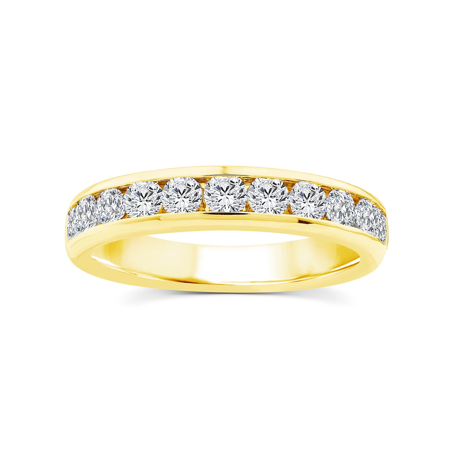 0.75ct Lab Grown Diamond Ring in 9K Yellow Gold
