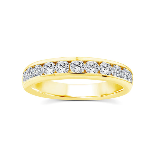 0.75ct Lab Grown Diamond Ring in 9K Yellow Gold