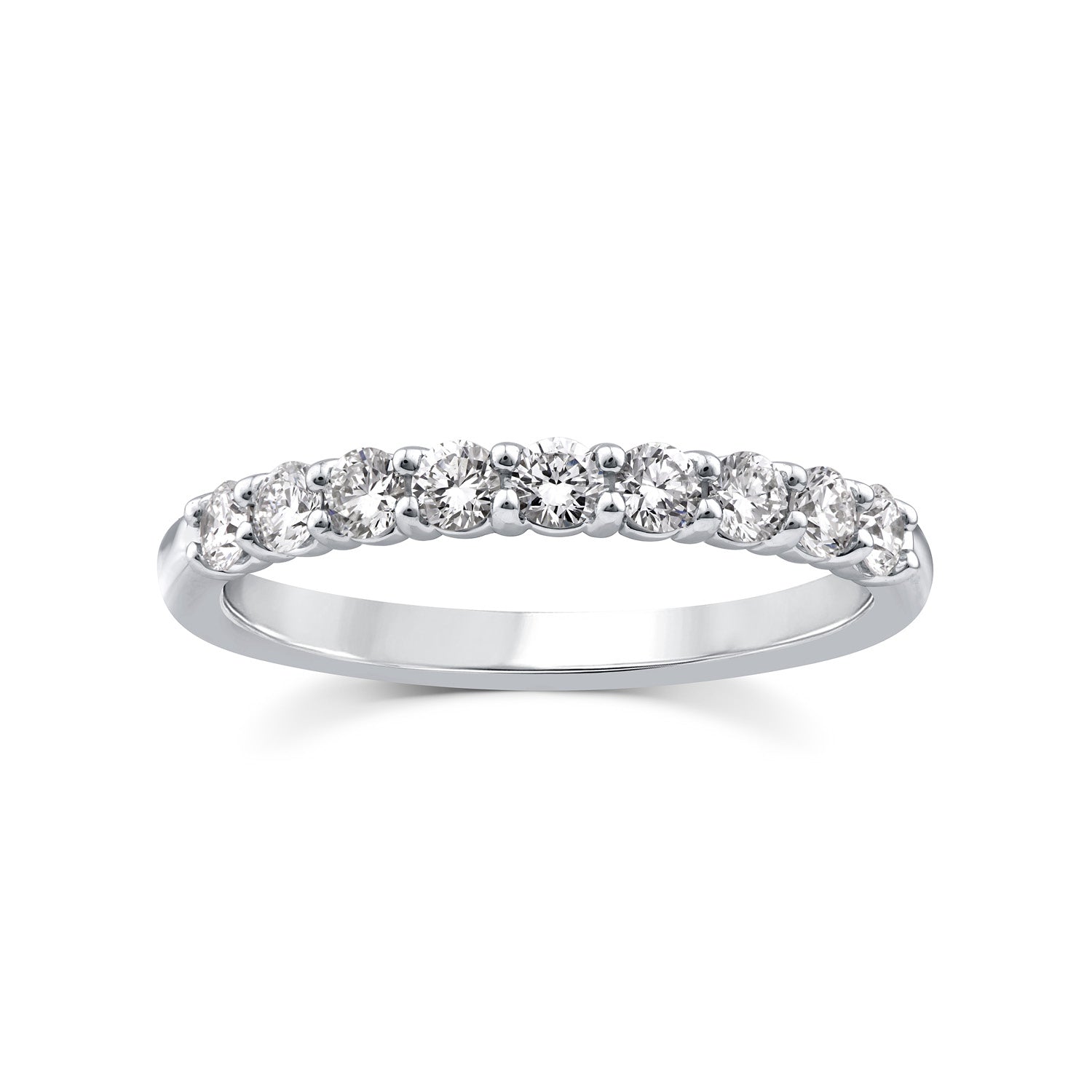 0.50ct Lab Grown Diamond Ring in 9K White Gold