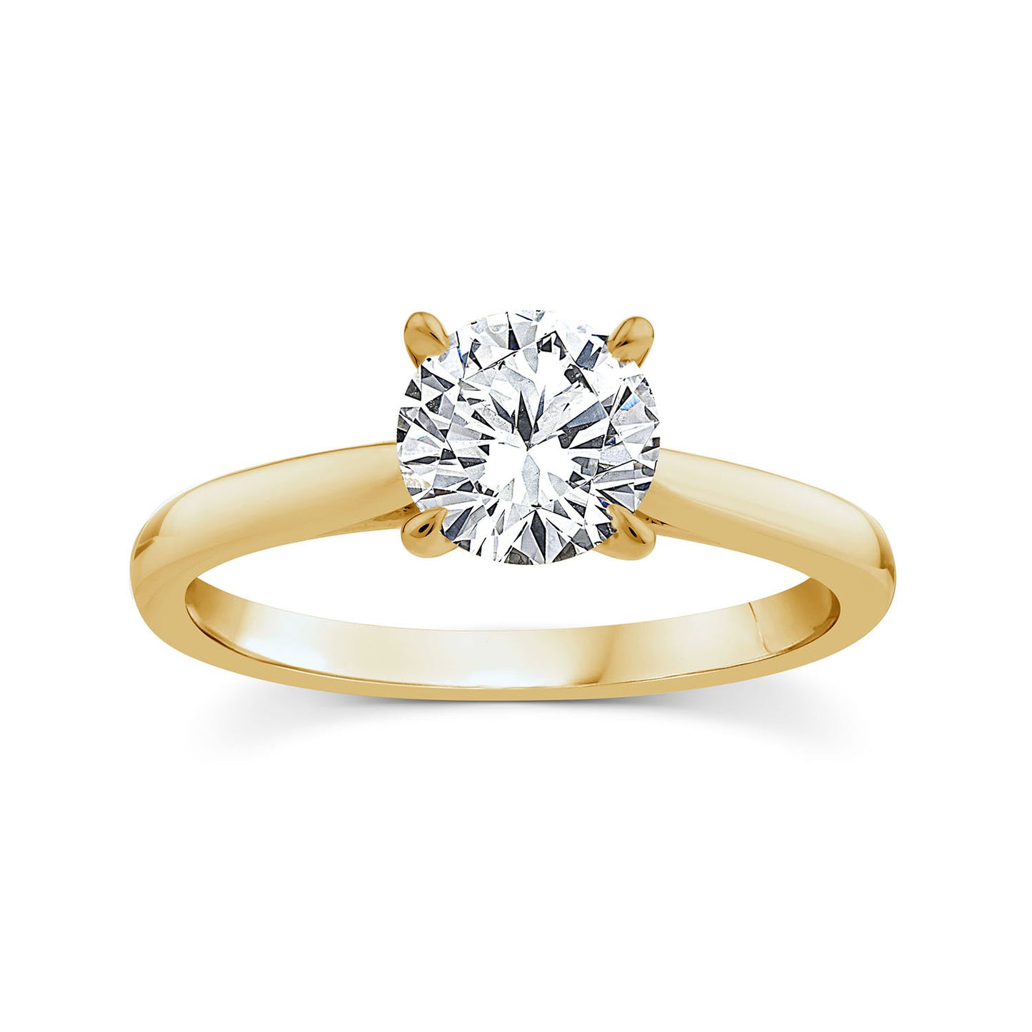 1.00ct Lab Grown Diamond Ring in 9K Yellow Gold