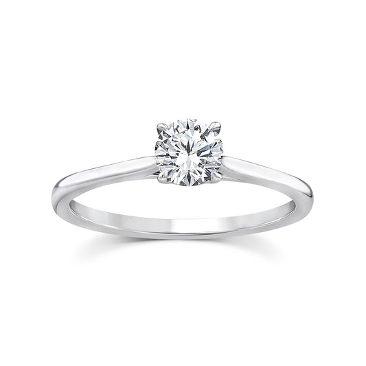0.50ct Lab Grown Diamond Ring in 9K White Gold