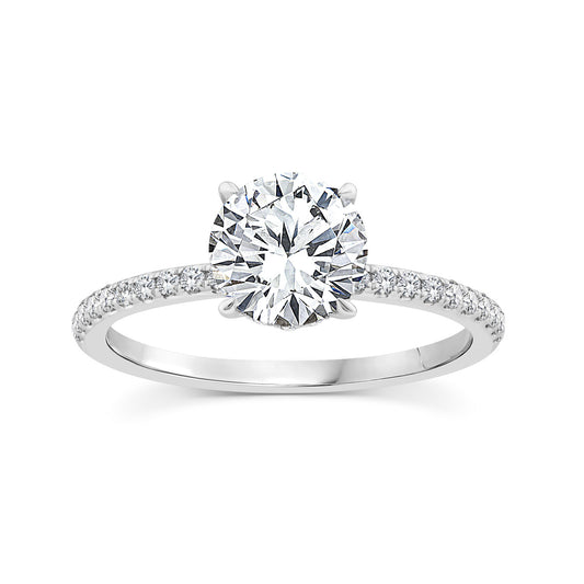 1.75ct Lab Grown Diamond Ring in 9K White Gold