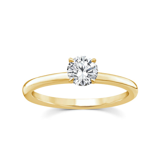 0.50ct Lab Grown Diamond Ring in 9K Yellow Gold
