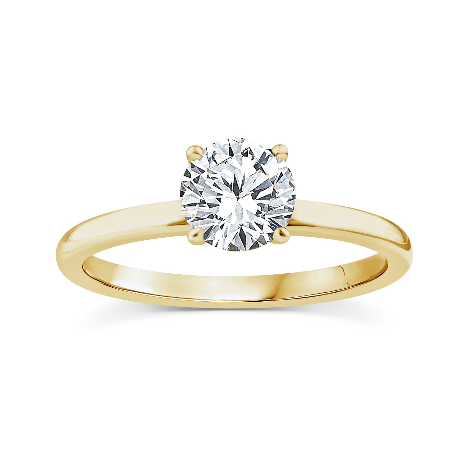 1.00ct Lab Grown Diamond Ring in 9K Yellow Gold