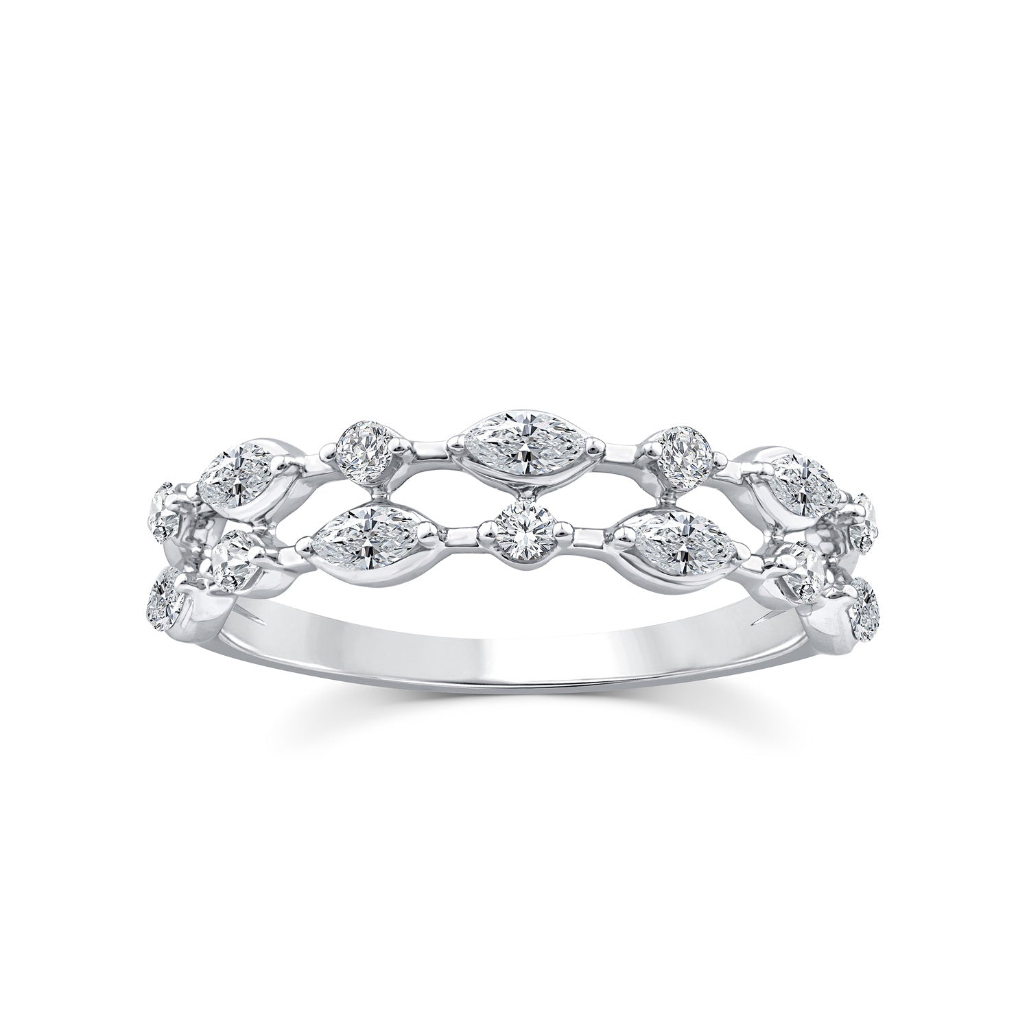 0.40ct Lab Grown Diamond Ring in 9K White Gold