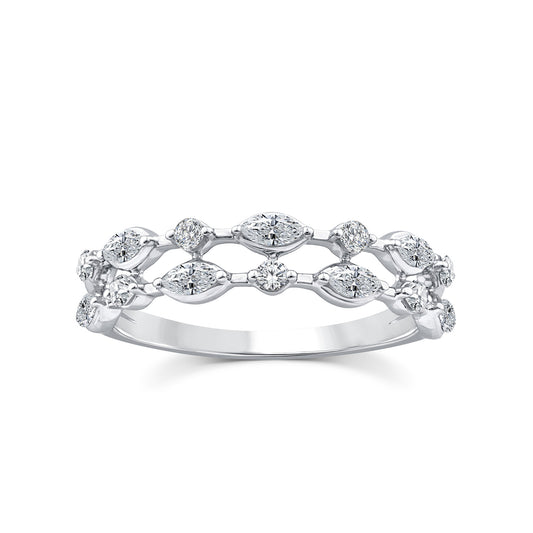 0.40ct Lab Grown Diamond Ring in 9K White Gold