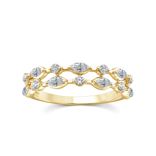 0.40ct Lab Grown Diamond Ring in 9K Yellow Gold