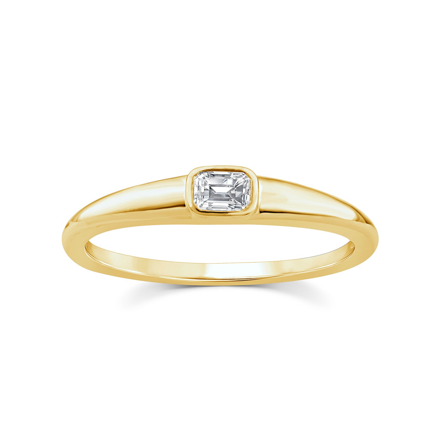 0.15ct Lab Grown Diamond Ring in 9K Yellow Gold