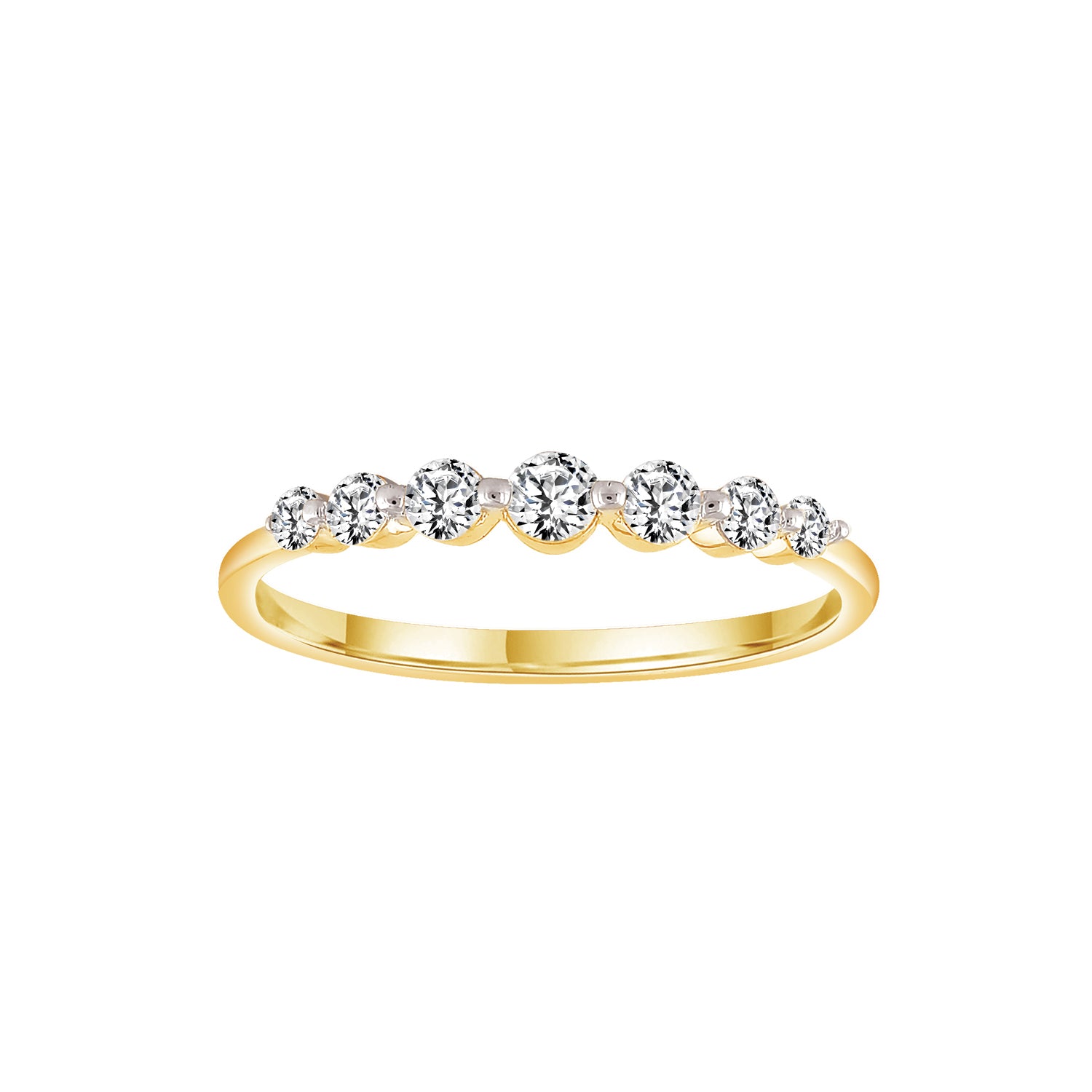 0.25ct Lab Grown Diamond Ring in 9K Yellow Gold