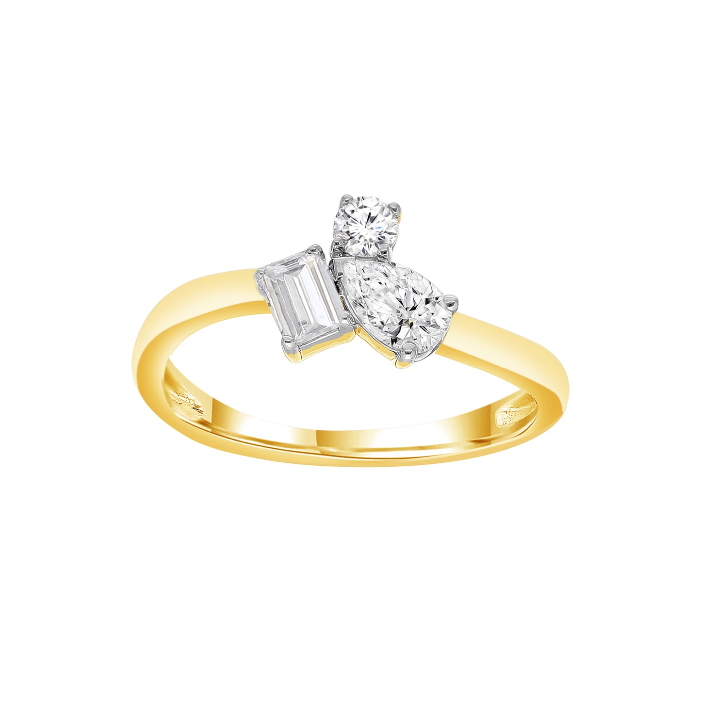 0.50ct Lab Grown Diamond Ring in 9K Yellow Gold