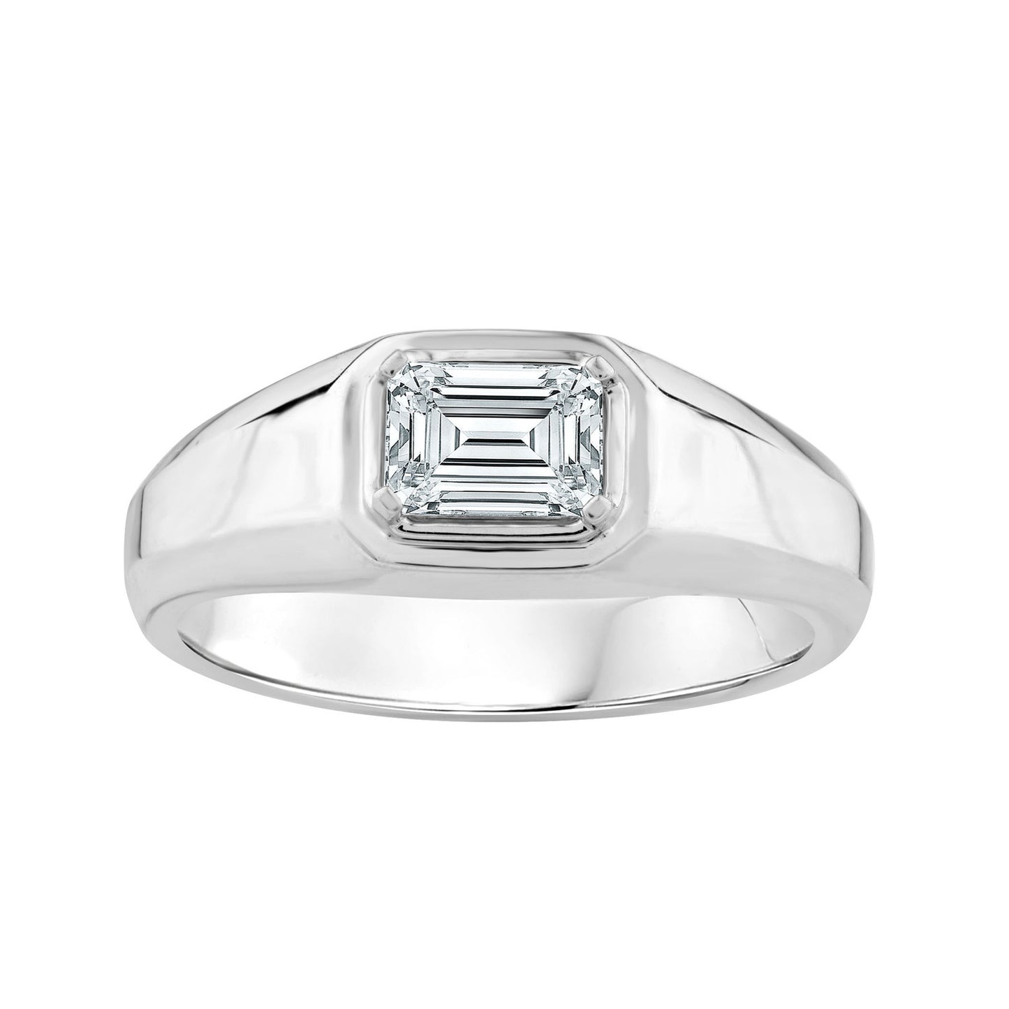 1.00ct Lab Grown Diamond Ring in 18K White Gold