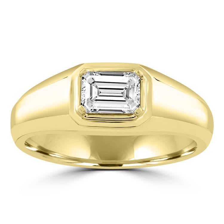 1.00ct Lab Grown Diamond Ring in 18K Yellow Gold