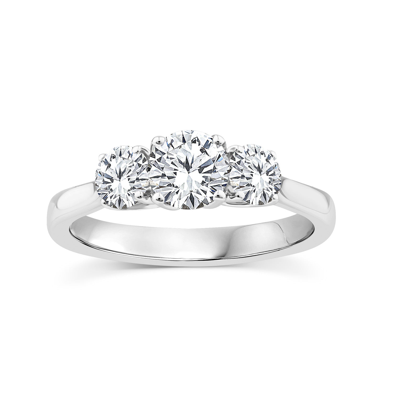 1.00ct Lab Grown Diamond Ring in 9K White Gold