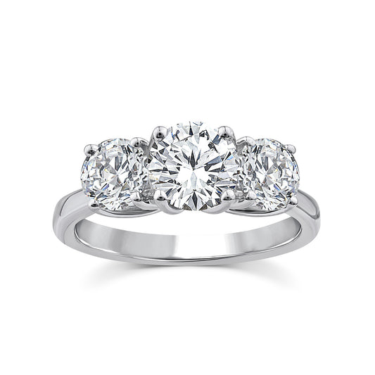 2.00ct Lab Grown Diamond Ring in 9K White Gold