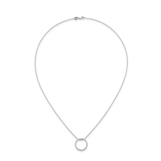 0.33ct Lab Grown Diamond Pendant in 9K White Gold