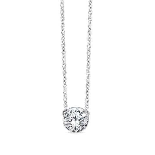 0.50ct Lab Grown Diamond Necklace in 9K White Gold