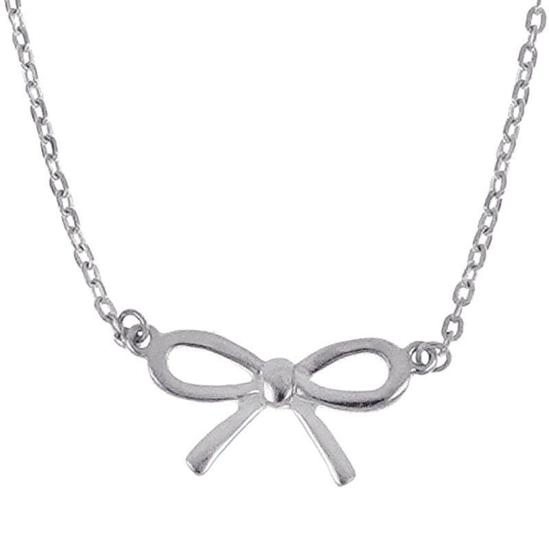 Bow Pendant with 40cm Chain + 5cm Extender