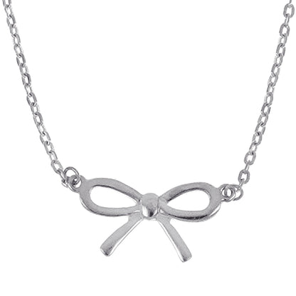 Bow Pendant with 40cm Chain + 5cm Extender
