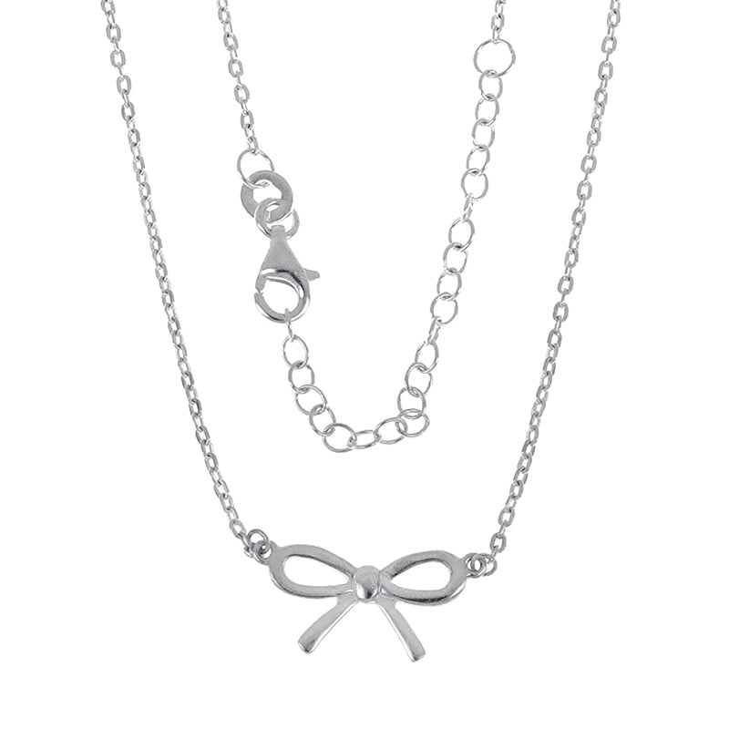 Bow Pendant with 40cm Chain + 5cm Extender