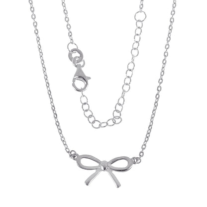 Bow Pendant with 40cm Chain + 5cm Extender