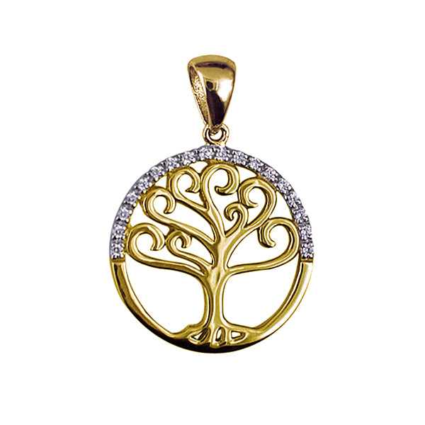 Diamond Set ‘Tree of Life’ Pendant