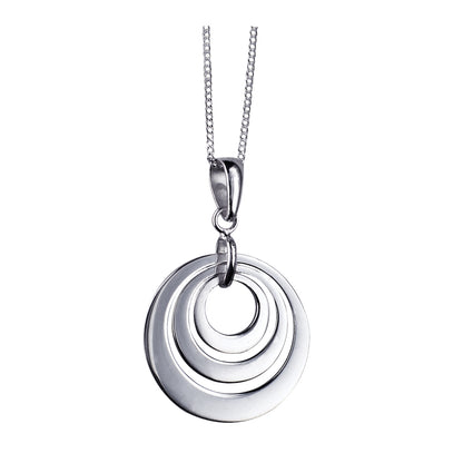 Plain Triple Disc Pendant with 40cm Chain + 5cm Extender