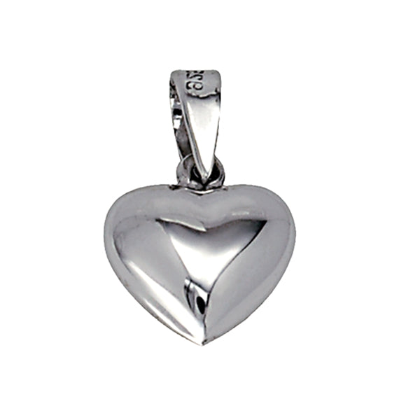 Hollow Puff Heart Pendant