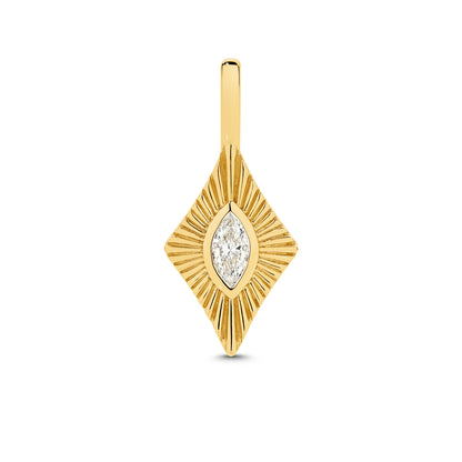 Pendant 9KT 0.9g/18KT 1.26g 0.11ct GH/SI