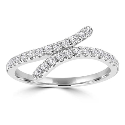 Diamond Ring with 0.30ct Diamonds in 9K White Gold