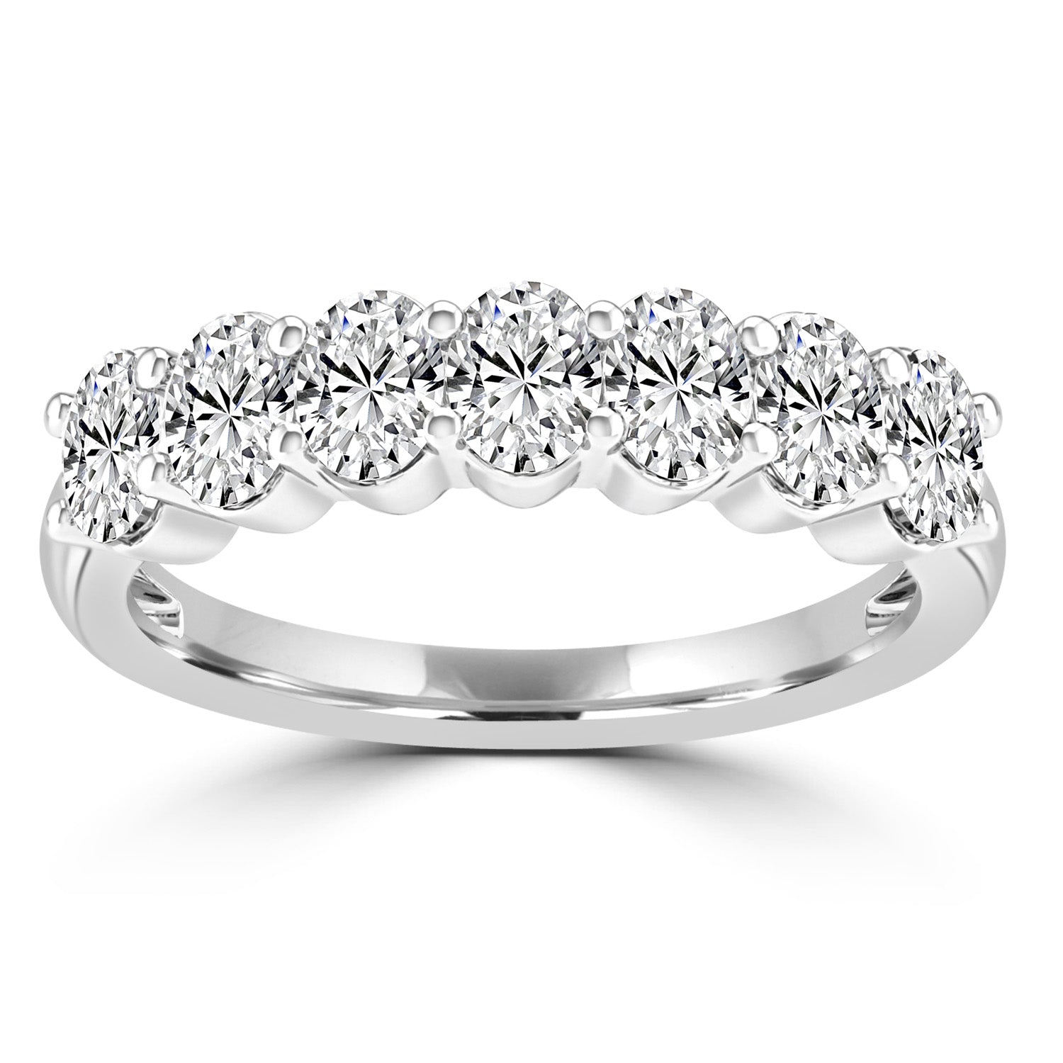 Diamond Fashion Ring with 1.26ct Diamonds in 18K White Gold