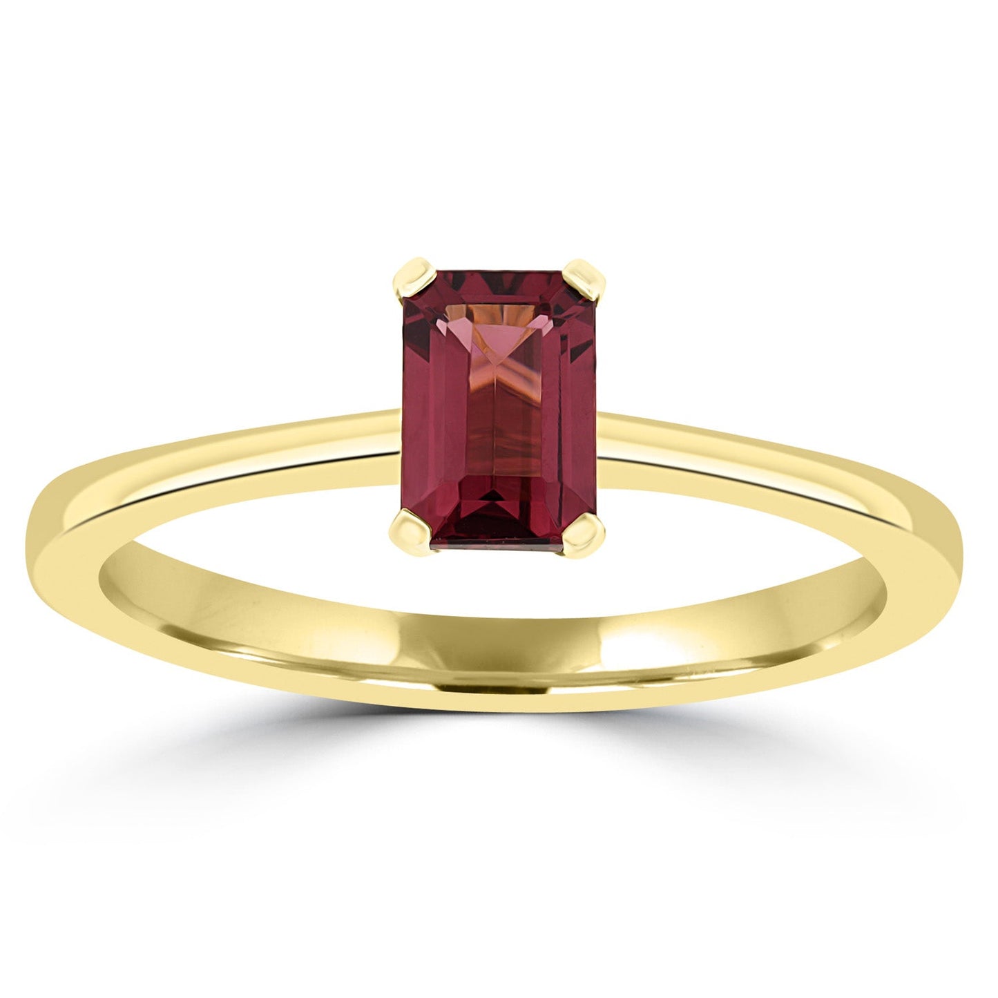 Rhodolite Garnet Ring in 9K Yellow Gold