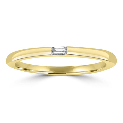 0.02ct HI I1 Diamond Ring in 9K Yellow Gold