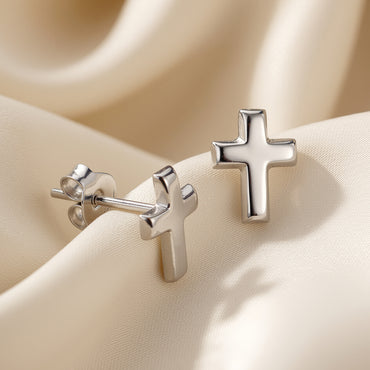 Plain Cross Studs