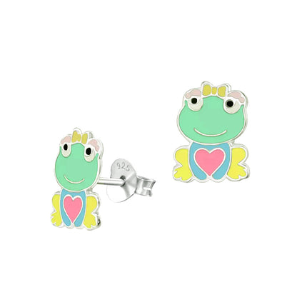 Enamel Frog Studs