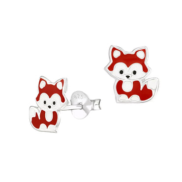 Enamel Fox Studs