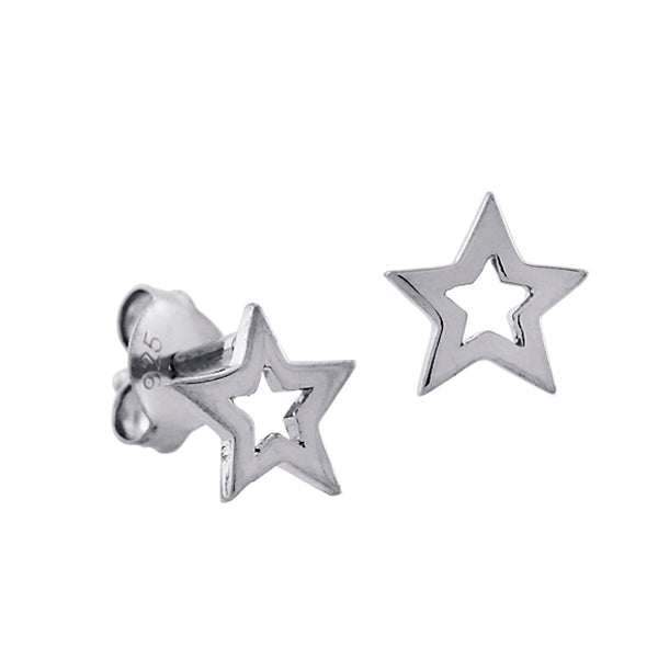 Cut Out Star Studs