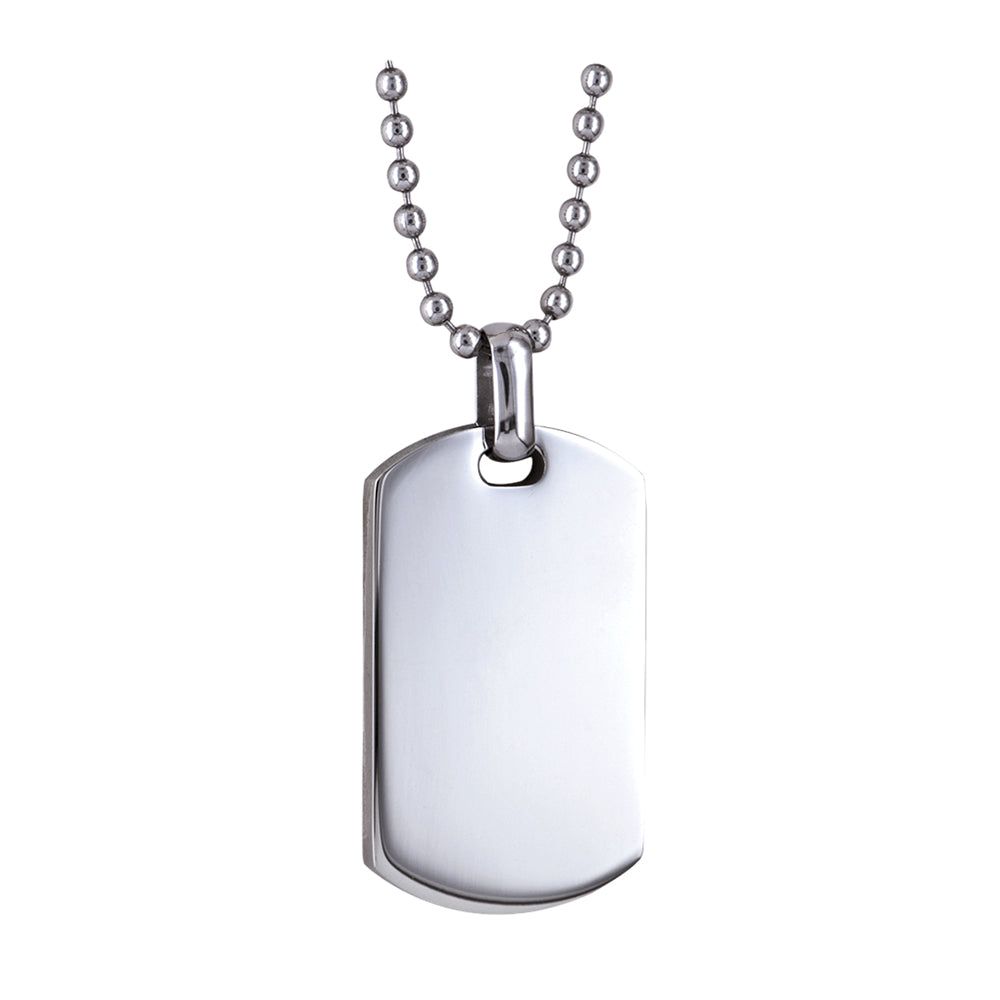 Stainless Steel Dog Tag (Small) Pendant