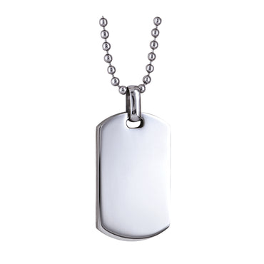 Stainless Steel Dog Tag (Small) Pendant