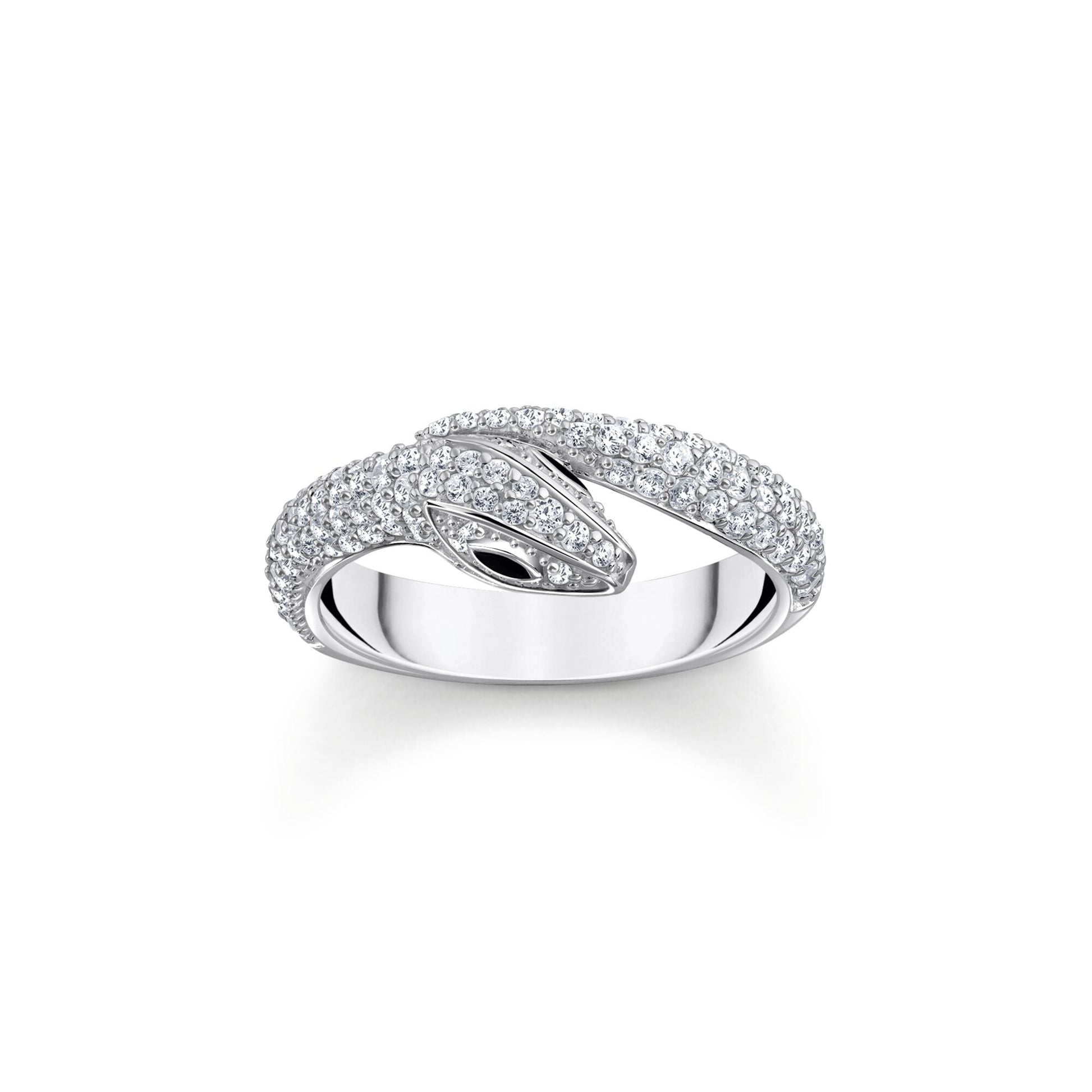 THOMAS SABO Snake ring with white zirconia