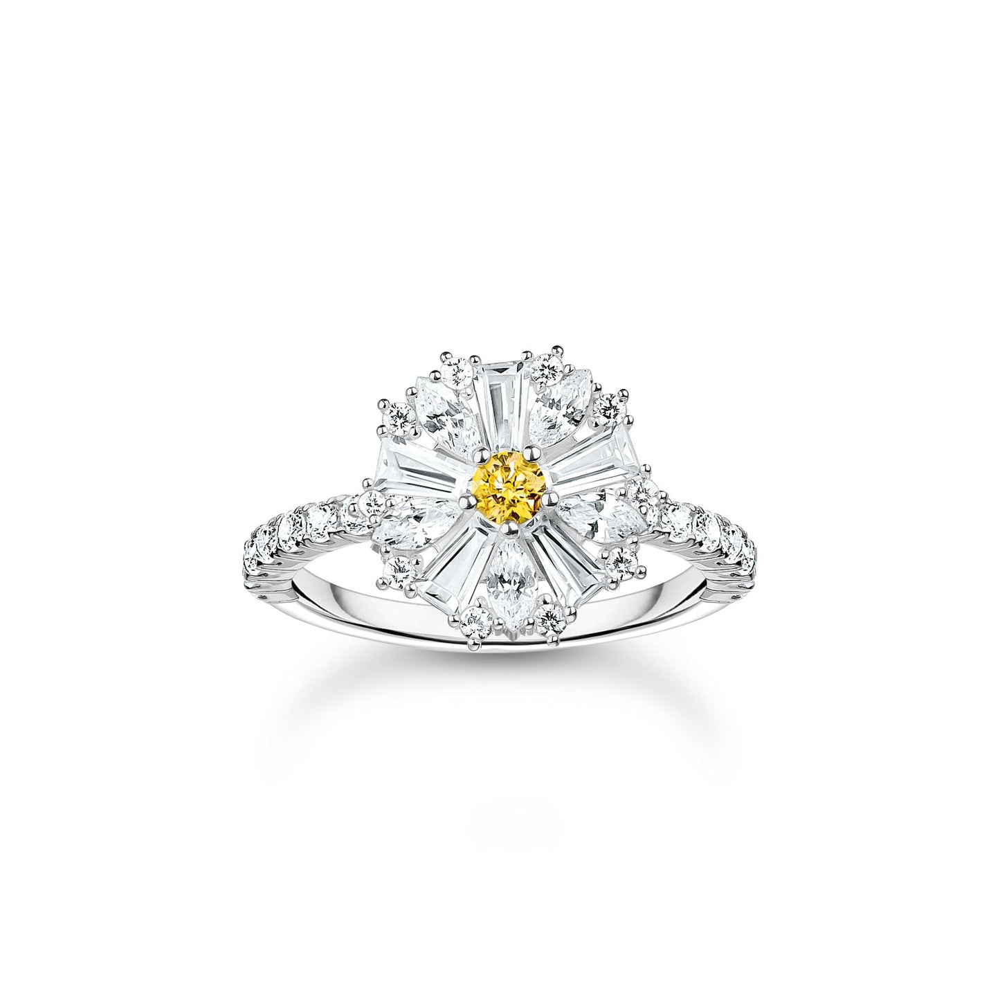 THOMAS SABO Lovely Daisy Cocktail Ring in Silver