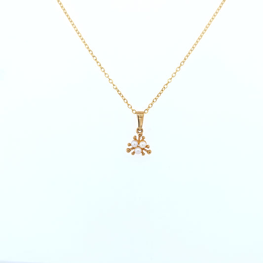9K YG Harmony Pearl Pendant