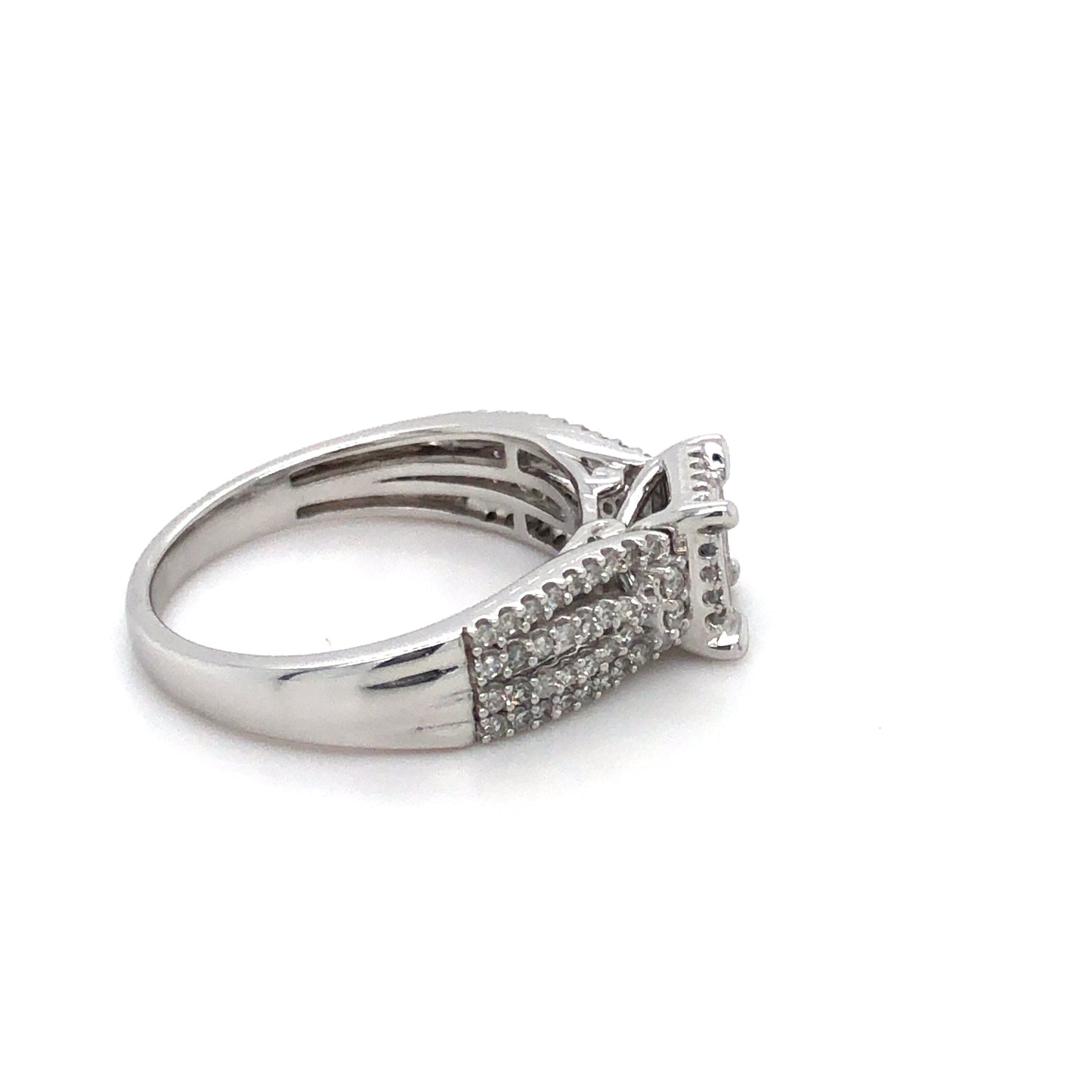 14K WG SK Dia Ring