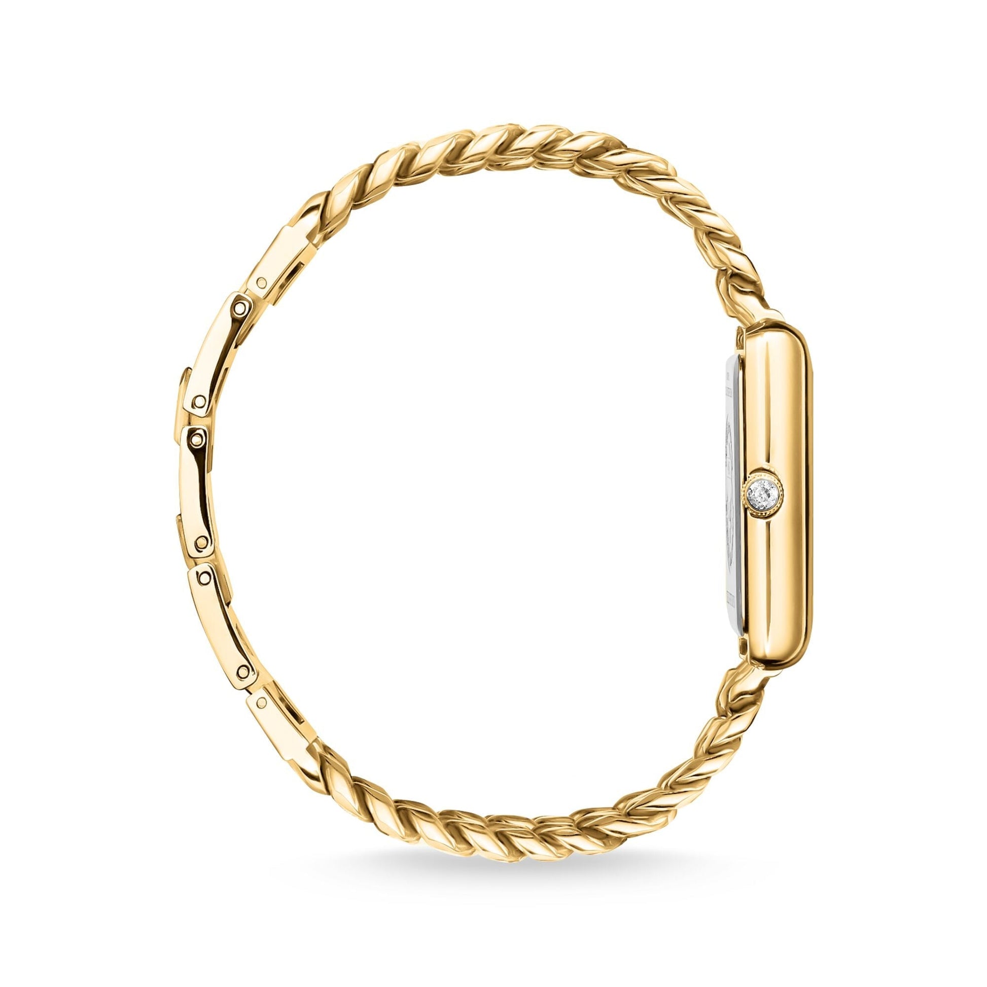 THOMAS SABO Ladies Rectangular Watch in Gold