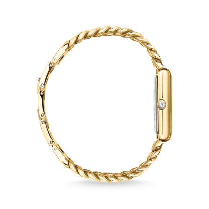 THOMAS SABO Ladies Rectangular Watch in Gold