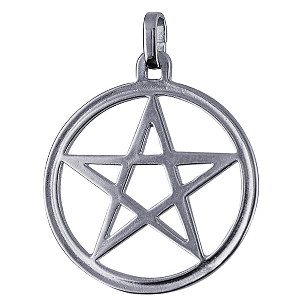 Pentagram In A Circle Charm