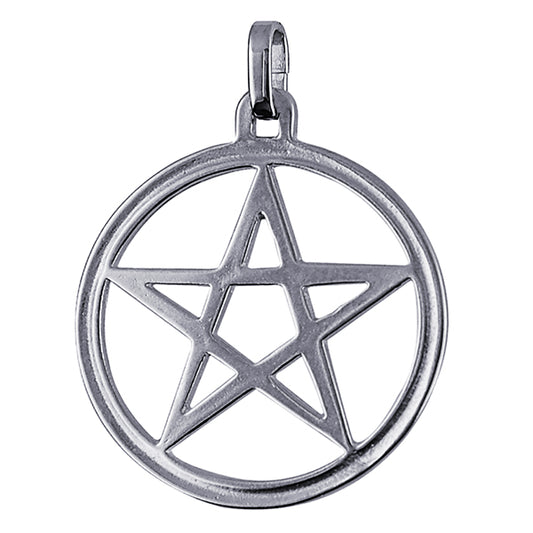Pentagram In A Circle Charm